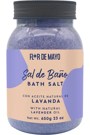 Flor De Mayo Sal De Baño lavanda. Sales de baño