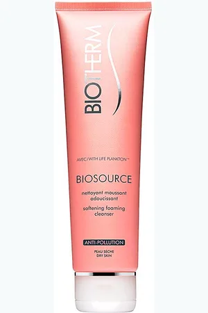 Biotherm BIOSOURCE softening cleansing foam. Limpiador facial. Tipo de Piel: Seca. Texturas: Espuma/Mousse. Tendencias: Skinimalism
