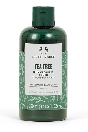 THE BODY SHOP TEA TREE toner. Tónico facial. Tipo de Piel: Grasa, Acneica. Green Beauty: Ingredientes naturales, Vegano, Cruelty Free. Tendencias: Ácido salicílico, Árbol de té