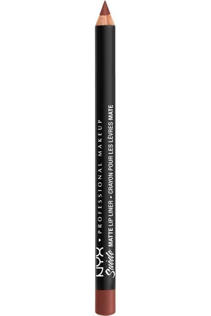 Nyx Professional Make Up SUEDE matte lip liner. Perfilador labial. Color: Marrón. Green Beauty: Cruelty Free
