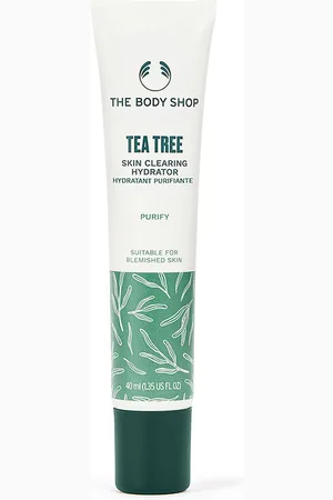 THE BODY SHOP TEA TREE hidratante. Tratamiento Facial Hidratante. Edad: Entre 18 y 25 años, Entre 26 y 35 años, Entre 36 y 50 años, Más de 50 años, Menos de 18 años. Tipo de Piel: Mixta, Grasa, Sensible, Acneica. Texturas: Fluido. Formulación: No Comedog
