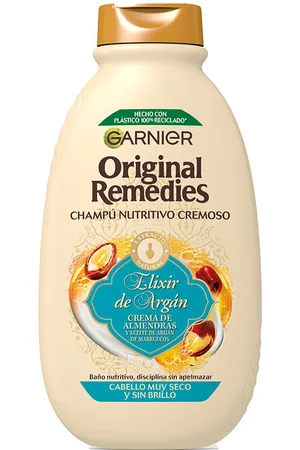 Garnier ORIGINAL REMEDIES champú elixir de argan. Champú hidratante. Tipo de Cabello: Cabello Seco