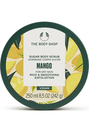 THE BODY SHOP MANGO body scrub. Exfoliante corporal. Tipo de Piel: Seca. Texturas: Crema. Green Beauty: Ingredientes naturales, Vegano, Cruelty Free