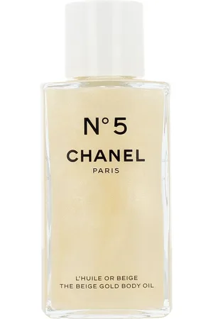 CHANEL Nº 5 huile or beige corps. Hidratante corporal. Texturas: Aceite