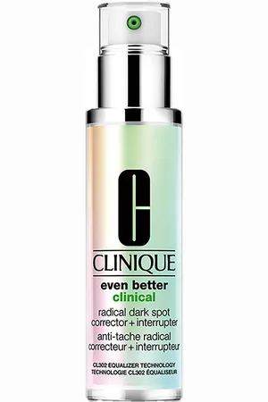 Clinique EVEN BETTER clinical radical dark spot corrector + interrupt. Cremas Antimanchas. Tipo de Piel: Todo Tipo de Pieles. Tratamiento: Día, Noche. Texturas: Fluido. Formato: Dosificador