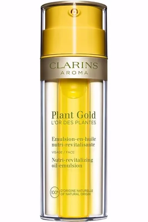 Clarins PLANT GOLD emulsión rostro. Tratamiento Facial Hidratante. Tendencias: Skinimalism