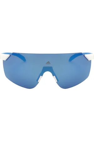 adidas SP0056. Gafas de Sol para adultos. Tipo de gafas: Deporte. Color: Azul, Blanco