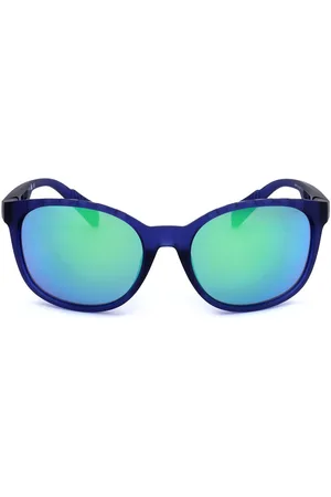 adidas SP0011. Gafas de Sol para adultos. Color: Azul. Tipo de gafas: Redondas