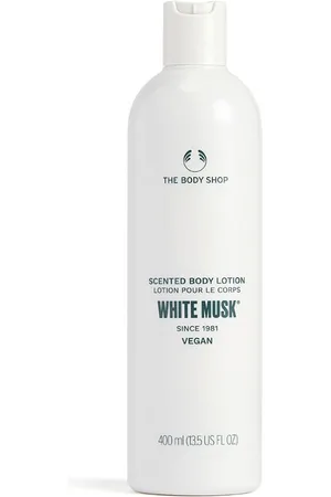 THE BODY SHOP WHITE MUSK loción corporal. Hidratante corporal. Texturas: Loción. Green Beauty: Ingredientes naturales, Vegano, Cruelty Free