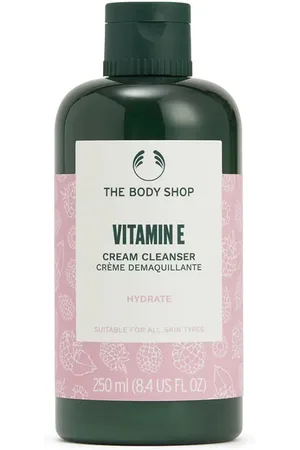 THE BODY SHOP VITAMIN E crema limpiadora. Desmaquillante. Tipo de Piel: Todo Tipo de Pieles. Texturas: Crema. Green Beauty: Ingredientes naturales, Vegano, Cruelty Free. Tendencias: Vitamina E
