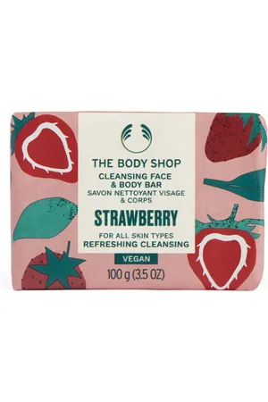 THE BODY SHOP STRAWBERRY jabón. Jabón perfumado. Formato: Pastilla de Jabón. Green Beauty: Cruelty Free