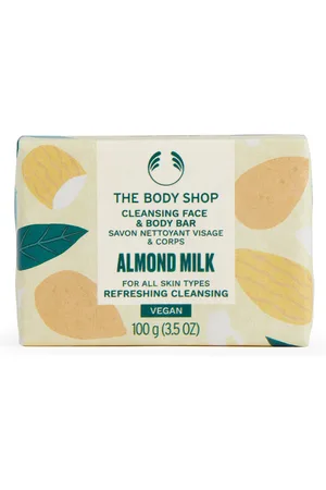 THE BODY SHOP ALMOND MILK jabón. Jabón perfumado. Formato: Pastilla de Jabón. Green Beauty: Cruelty Free