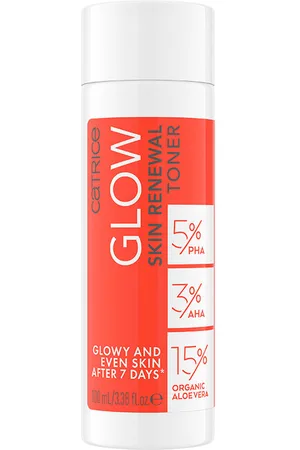 Catrice GLOW SKIN RENEWAL toner. Tónico facial. Tipo de Piel: Todo Tipo de Pieles. Formulación: Sin Fragancia. Green Beauty: Vegano, Cruelty Free. Tendencias: Skinimalism
