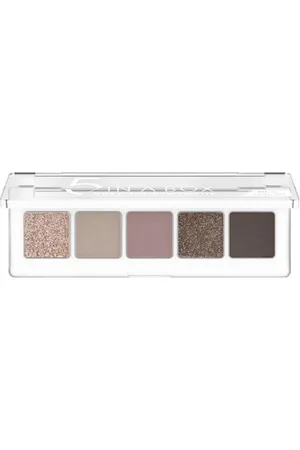 Catrice 5 IN A BOX mini eyeshadow palette. Sombra de ojos. Color: Marrón. Green Beauty: Vegano, Cruelty Free