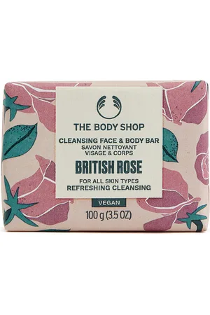 THE BODY SHOP BRITISH ROSE jabón. Jabón perfumado. Formato: Pastilla de Jabón. Tendencias: Rosa. Green Beauty: Cruelty Free