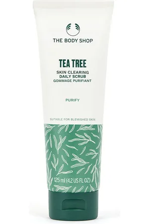 THE BODY SHOP TEA TREE limpieza diaria. Limpiador facial. Tipo de Piel: Grasa. Tendencias: Árbol de té. Green Beauty: Vegano, Cruelty Free