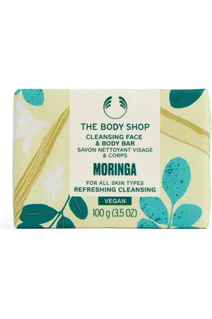 THE BODY SHOP MORINGA jabón. Jabón perfumado. Formato: Pastilla de Jabón. Green Beauty: Cruelty Free