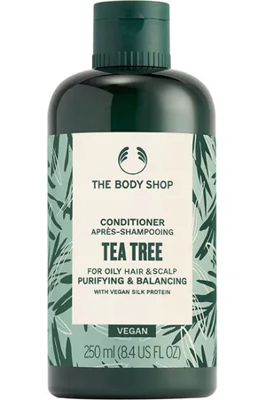 THE BODY SHOP TEA TREE acondicionador. Hidratantes y nutritivos. Tipo de Cabello: Cabello Graso. Tendencias: Árbol de té. Green Beauty: Vegano, Cruelty Free