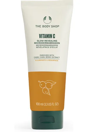 THE BODY SHOP VITAMIN C microdermoabrasión iluminadora. Exfoliante facial. Texturas: Crema. Green Beauty: Ingredientes naturales, Vegano, Cruelty Free. Ingredientes: Vitamina C. Tendencias: Vitamina C