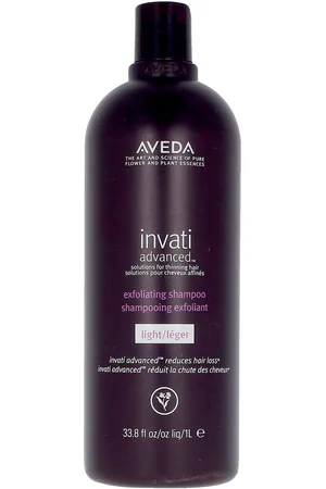 AVEDA INVATI exfoliating shampoo light. Champú purificante. Tipo de Cabello: Cabello Graso. Texturas: Espuma/Mousse. Formulación: Sin Parabenos, Sin Sulfatos, Sin Siliconas. Green Beauty: Ingredientes naturales. Formato: Dosificador