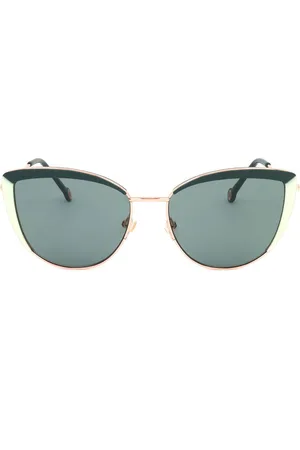 Carolina Herrera HER 0112/S. Gafas de Sol para adultos. Color: Dorado, Verde. Tipo de gafas: Cat-eye