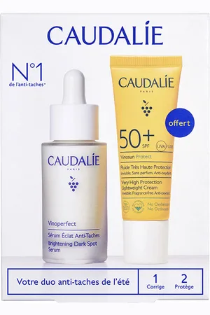 Caudalie VINOPERFECT ESTUCHE. Set cosmética facial. Edad: Entre 26 y 35 años, Entre 36 y 50 años, Más de 50 años. Tipo de Piel: Sensible, Todo Tipo de Pieles. Texturas: Sérum. Formulación: Sin Parabenos, Sin Sulfatos, No Comedogénico, Sin Siliconas.