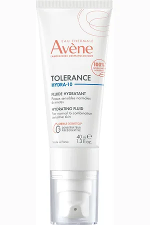 Avène TOLERANCE HYDRA-10 fluido hidratante 100% natural. Cremas para bebés. Tipo de Piel: Seca. Texturas: Fluido. Green Beauty: Ingredientes naturales. Propiedades: Hidratante. Formato: Dosificador. Formulación: Sin Fragancia. Producto de Parafar
