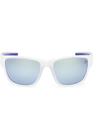 Timberland TB00023 POLARIZADA. Gafas de Sol para adultos. Color: Blanco. Tipo de gafas: Rectangulares, Polarizadas