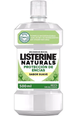 Listerine Naturals enjuague bucal protección encías inflamadas. Enjuague bucal