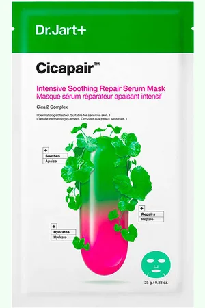 Dr Jart+ CICAPAIR mascarilla con sérum reparadora calmante intensa. Tratamiento Facial Hidratante - Tratamiento Facial anti rojeces - Mascarilla Facial. Tipo de Piel: Sensible, Todo Tipo de Pieles. Tendencias: Centella asiática, Niacinamida, Cosméti