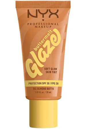 Nyx Professional Make Up BUTTERMELT GLAZE protector solar tint + SPF30. Tratamiento Facial Hidratante - Iluminador. Tendencias: Karité, Niacinamida. Protección SPF: Alta SPF 30. Green Beauty: Vegano, Cruelty Free. Ingredientes: Niacinamida