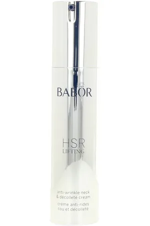 Babor HSR LIFTING crema cuello y escote. Tratamientos y cremas cuello y escote. Edad: Entre 36 y 50 años, Más de 50 años. Texturas: Crema. Formato: Dosificador. Green Beauty: Vegano