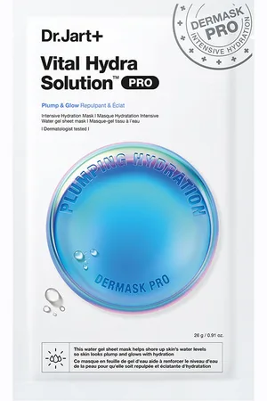 Dr Jart+ DERMASK vital hydra solutionTM pro mascarilla. Tratamiento Facial Hidratante - Mascarilla Facial. Tipo de Piel: Sensible, Todo Tipo de Pieles. Formulación: Sin Parabenos. Tendencias: Ácido Hialurónico, Cosmética Coreana. Ingredientes: Ácido