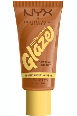 Nyx Professional Make Up BUTTERMELT GLAZE protector solar tint + SPF30. Tratamiento Facial Hidratante - Iluminador. Tendencias: Karité, Niacinamida. Protección SPF: Alta SPF 30. Green Beauty: Cruelty Free. Ingredientes: Niacinamida