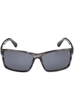 Timberland TB00032 POLARIZADA. Gafas de Sol para adultos. Color: Gris, Negro. Tipo de gafas: Rectangulares, Polarizadas