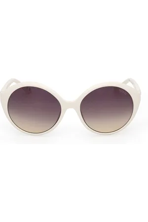 Guess GU00155. Gafas de Sol para adultos. Color: Ivory. Tipo de gafas: Redondas