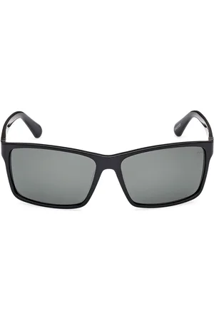 Timberland TB00032 POLARIZADA. Gafas de Sol para adultos. Color: Negro. Tipo de gafas: Rectangulares, Polarizadas
