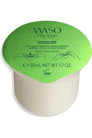 Shiseido WASO SHIKULIME mega hydrating moisturizer recarga. Tratamiento Facial Hidratante. Edad: Entre 18 y 25 años. Tipo de Piel: Seca, Normal. Texturas: Crema. Green Beauty: Vegano, Packaging sostenible, Recarga y rellenable. Tendencias: Skinimali