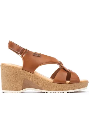 Pikolinos Sandalias cuña de piel ARENALES W3B