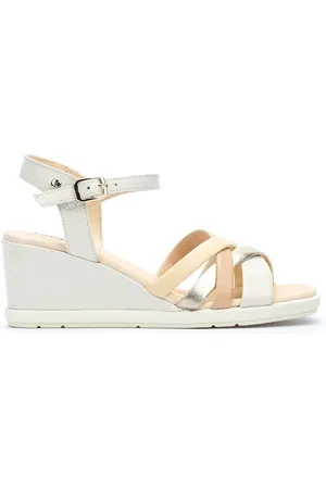 Pikolinos Sandalias cuña de piel TEULADA W2B