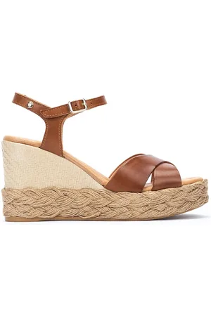 Pikolinos Sandalias cuña de piel RONDA W7W