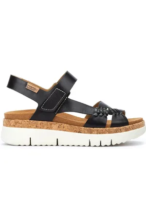 Pikolinos Sandalias cuña de piel PALMA W4N