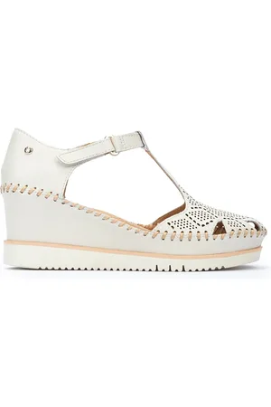 Pikolinos Sandalias cuña de piel AGUADULCE W3Z