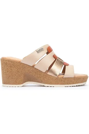 Pikolinos Sandalias cuña de piel ARENALES W3B