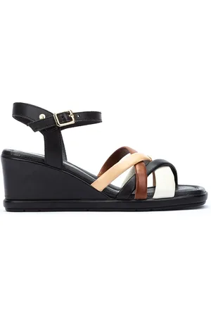 Pikolinos Sandalias cuña de piel TEULADA W2B