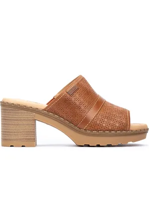 Pikolinos Sandalias tacón de piel CANARIAS W8W