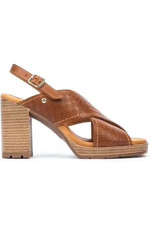 Pikolinos Sandalias tacón de piel CAMPELLO W4X
