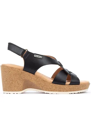 Pikolinos Sandalias cuña de piel ARENALES W3B
