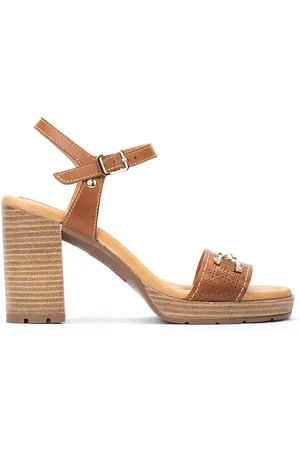 Pikolinos Sandalias tacón de piel CAMPELLO W4X