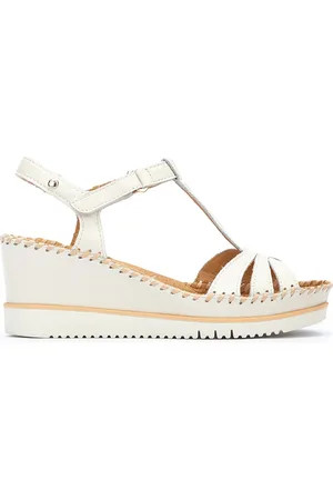 Pikolinos Sandalias cuña de piel AGUADULCE W3Z
